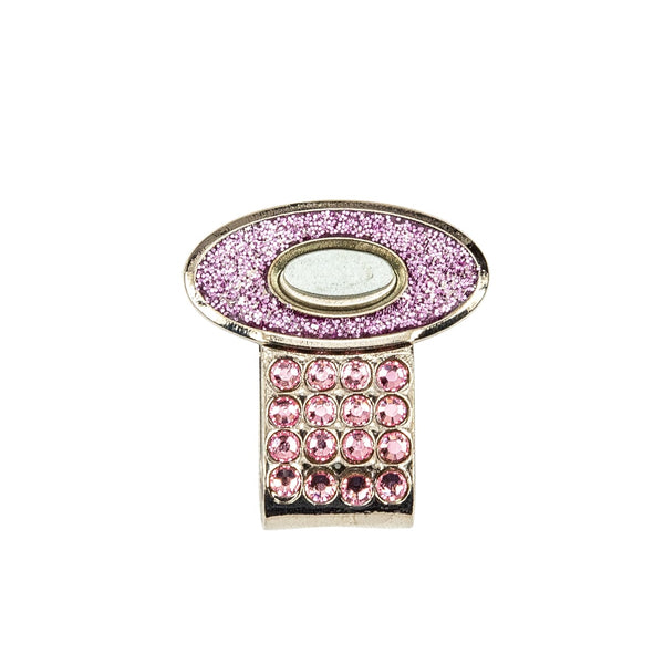 241. Pink Swarovski Hat Clip