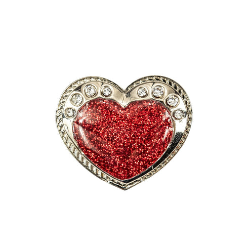 257. Shoe Marker - red heart