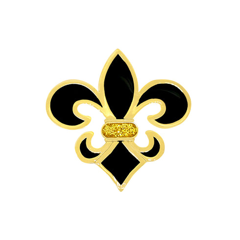 293. Fleur De Lis Black