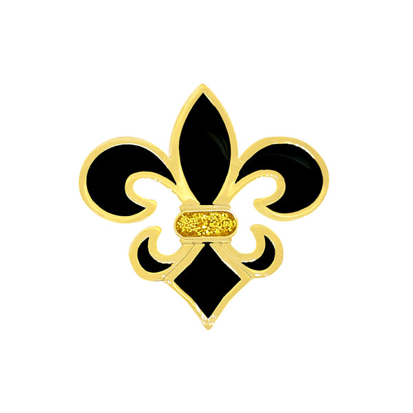 293. Fleur De Lis Black