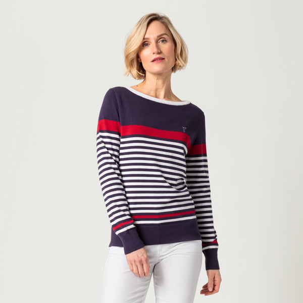 【NEW】MOVING FORWARD STRIPED PULLOVER